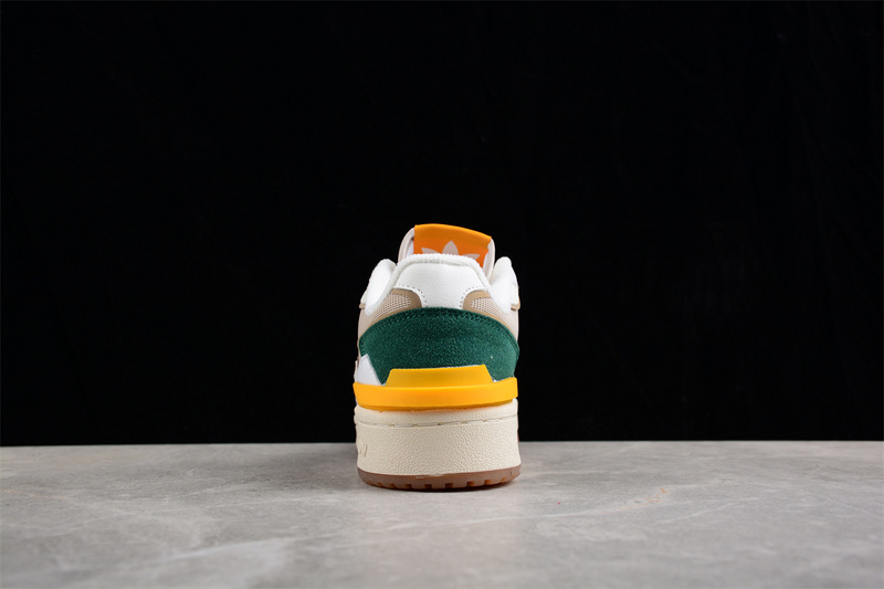 Adidas Forum 84 Low White/Black/Orange/Green/Brown 11