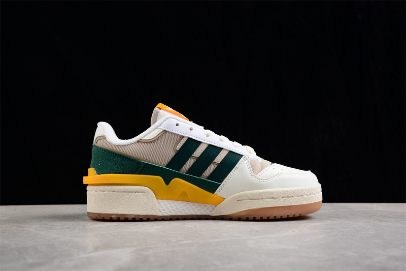 Adidas Forum 84 Low White/Black/Orange/Green/Brown 19