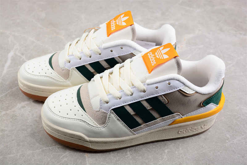 Adidas Forum 84 Low White/Black/Orange/Green/Brown 27