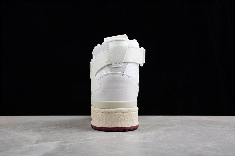 Forum 84 High Shoes Cloud White/Cloud White/Red 21