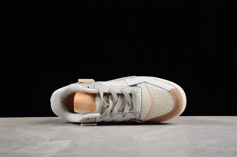 Originals Unisex Forum Exhibit Low Sneakers Beige/Grey/White 15