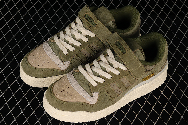 Forum 84 Low Olive/Olive/Cream White 11