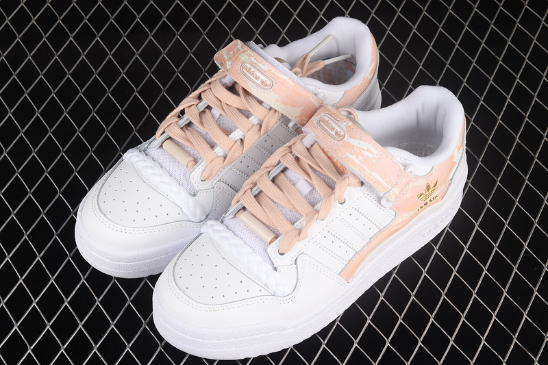 Forum Low Shoes Cloud White/Pink/Gold 5