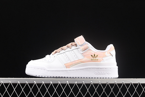 Forum Low Shoes Cloud White/Pink/Gold 7