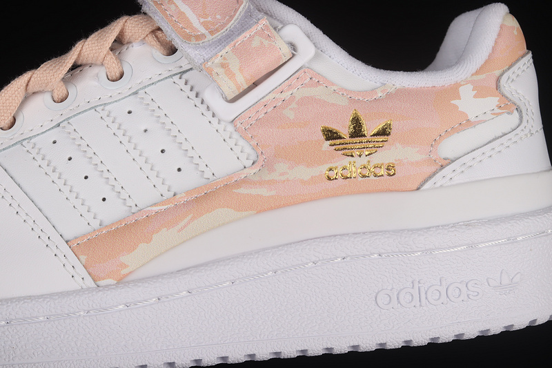 Forum Low Shoes Cloud White/Pink/Gold 21