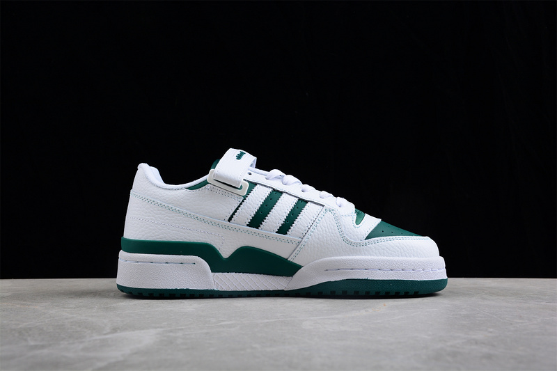 Forum 84 Low Shoes Cloud White/Collegiate Green/Cloud White 5