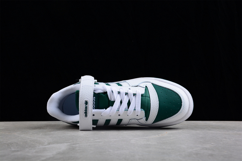 Forum 84 Low Shoes Cloud White/Collegiate Green/Cloud White 11