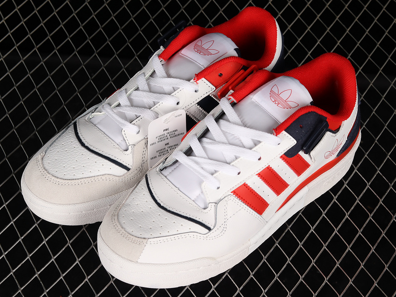 Forum Exhibit Low Shoes Cloud White/Red/Legend Ink 13