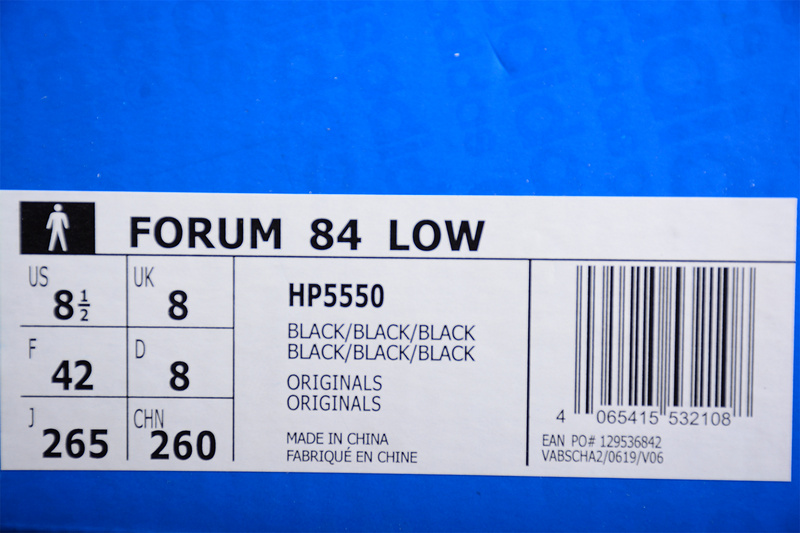 Forum 84 Low Shoes Core Black/Core Black/Off White 27