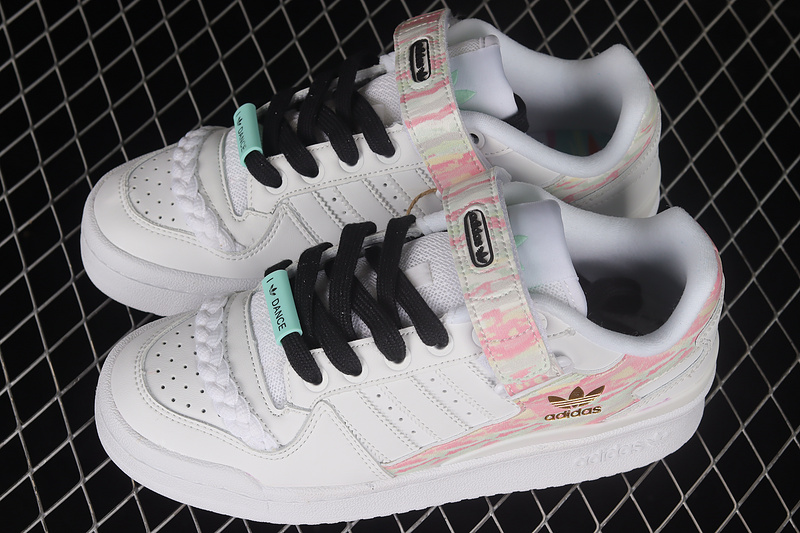 Forum 84 Low White/White/Pink 9