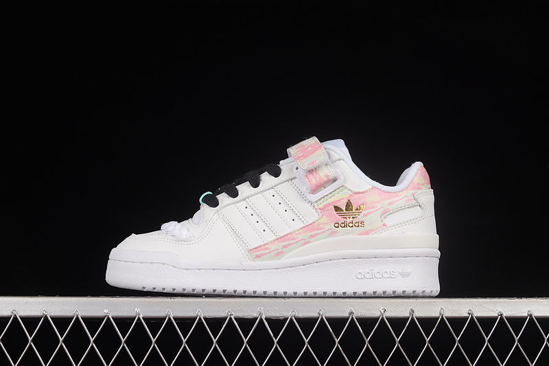 Forum 84 Low White/White/Pink 19