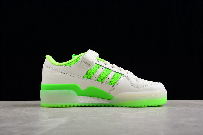 Forum 84 Low Shoes Cloud White/Cloud White/Fluorescent Green 21