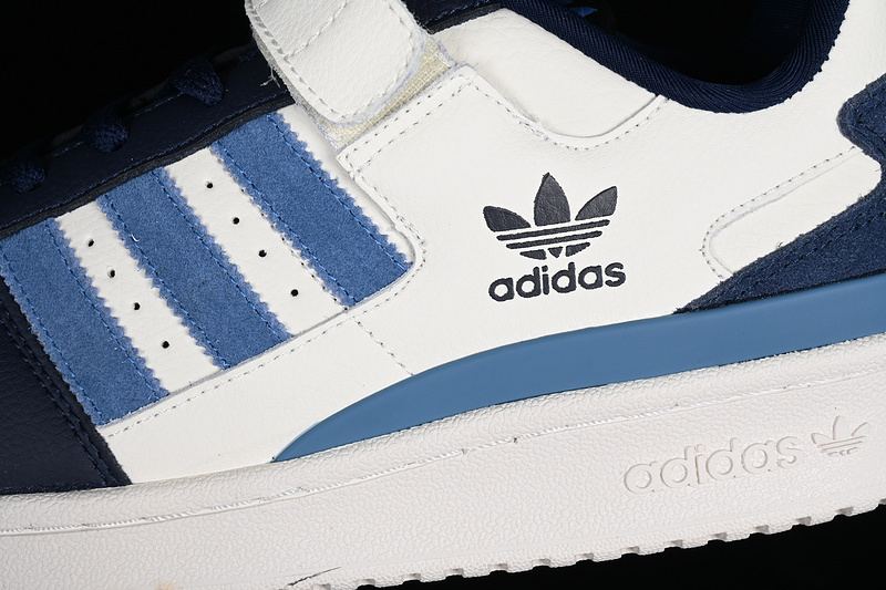 Adidas Forum 84 Low Shoes Cloud White/Navy Blue/Blue 25