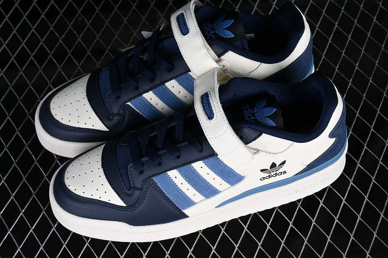 Adidas Forum 84 Low Shoes Cloud White/Navy Blue/Blue 27