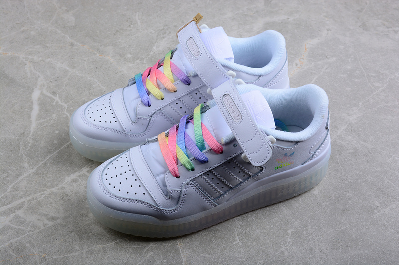 Forum 84 Low Shoes Cloud White/Cloud White/Multi-Color 9