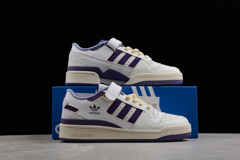 Forum 84 Low White/Purple/White 17