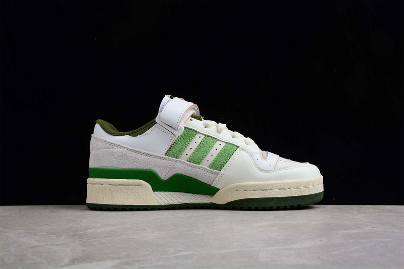 Forum 84 Low Shoes Cloud White/Black/Green 15