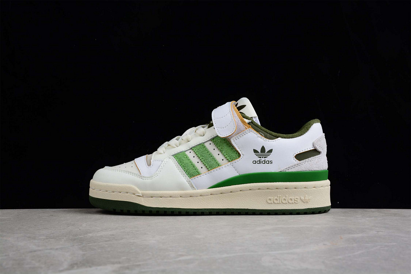 Forum 84 Low Shoes Cloud White/Black/Green 23