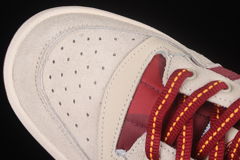 Forum 84 Low Chalk White/Core Burgundy 7