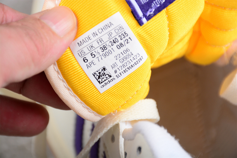 Forum 84 High Lakers Cream White/Collegiate Purple-Collegiate Gold 17