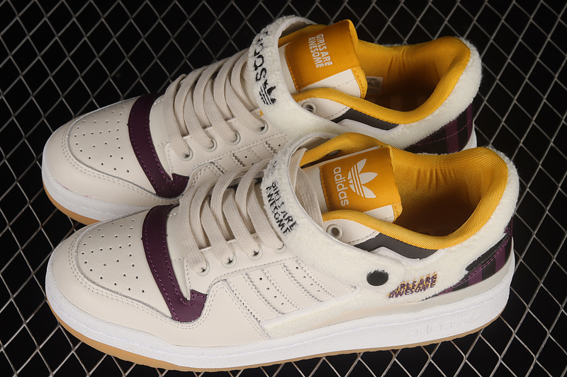 Forum Low Purple Beauty/Chalk White/Core Black 3