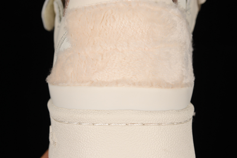 Forum Low Fleece Cloud White/Cloud White/Brown 5