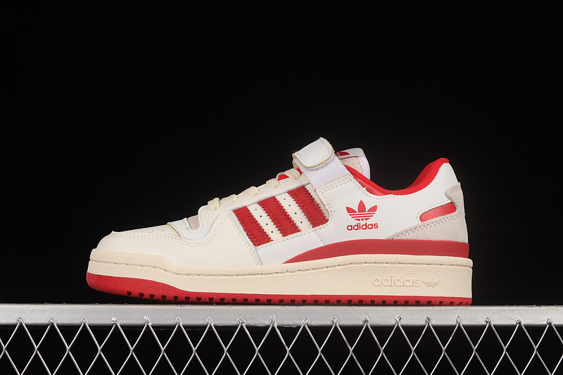 Forum 84 Low Cloud White/Team Power Red/Cream White 27