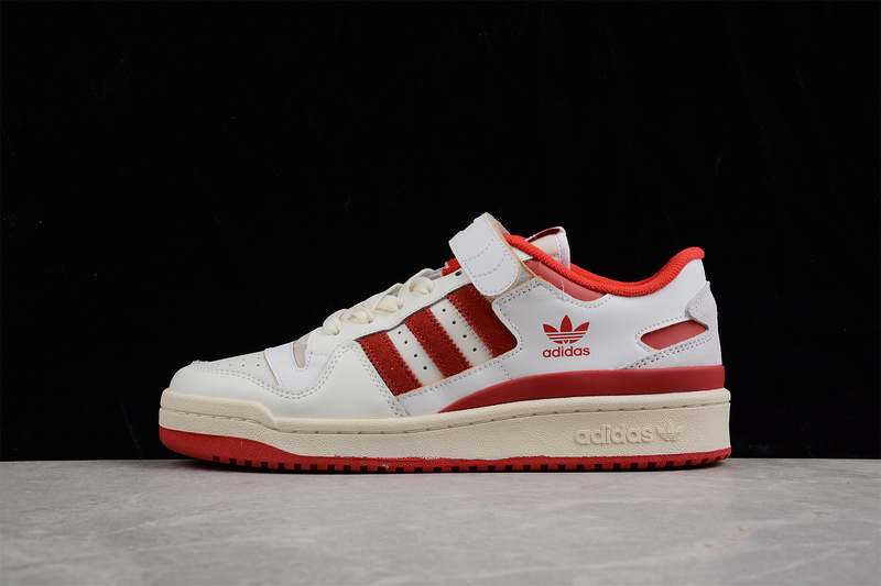 Forum 84 Low White/Red/White 11