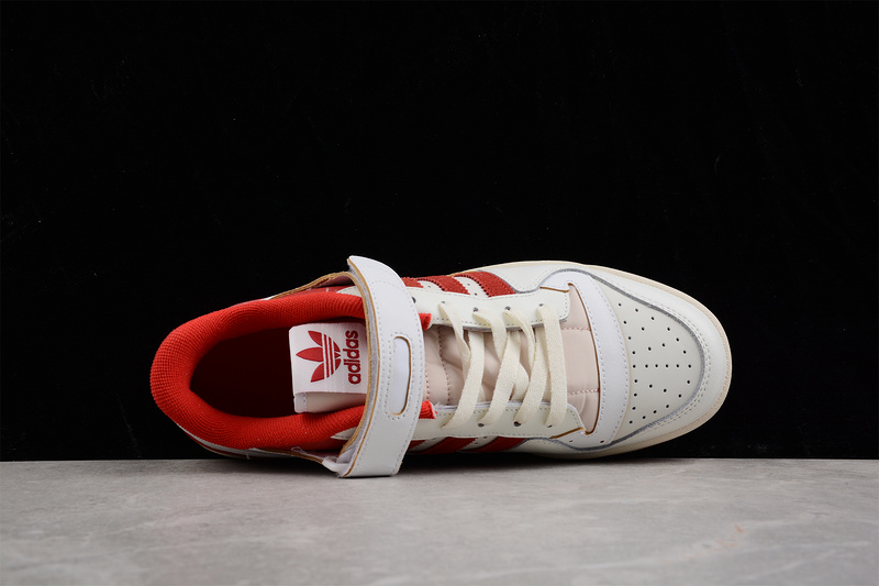 Forum 84 Low White/Red/White 27