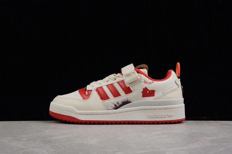 Home Alone X Forum 84 Low White/Red/White 19