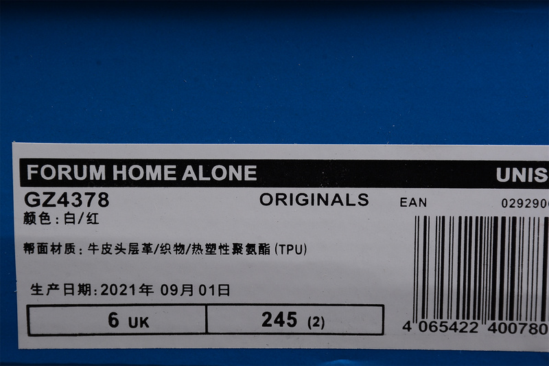 Home Alone X Forum 84 Low White/Red/White 21