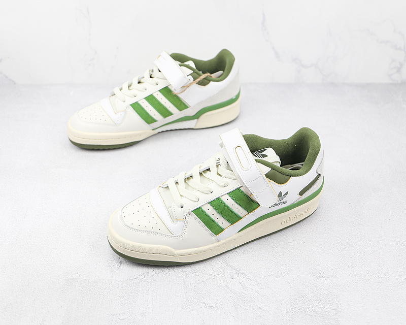 Forum 84 Low Cloud White/Wild Pine/Crew Green 5