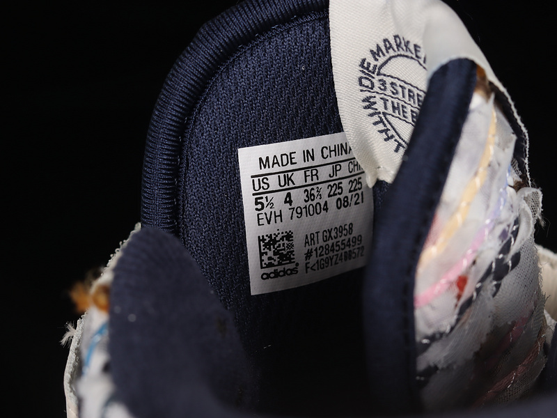 Forum Mid Shoes Cloud White/Navy Blue/Beige 11