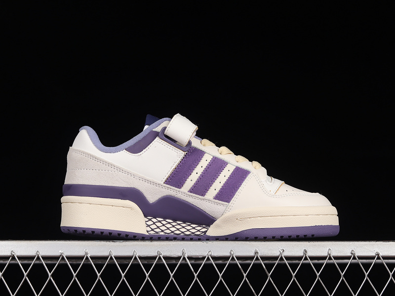 Forum 84 Low Shoes Off White/Tech Purple/Cream White 11