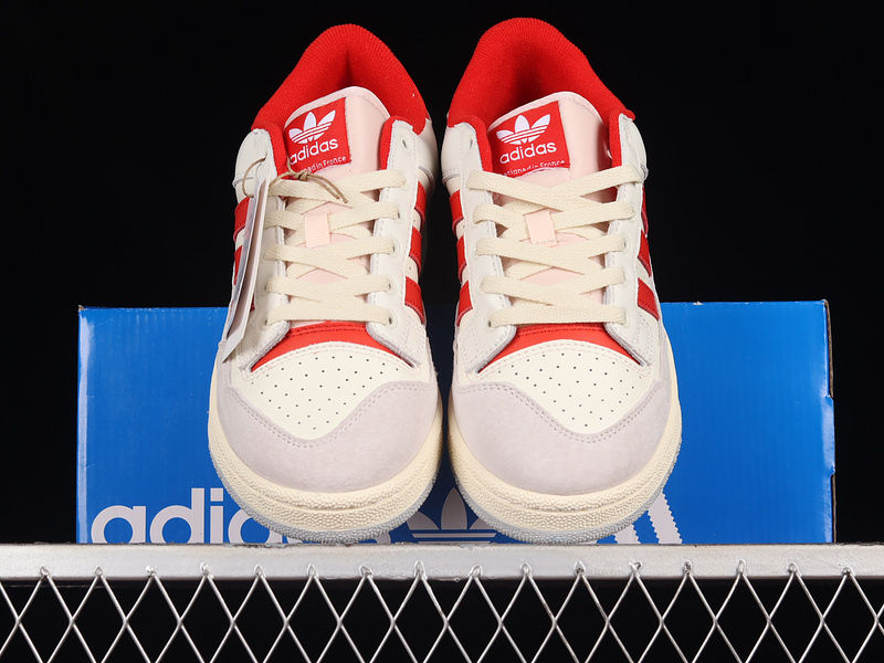 Forum 84 Low Shoes Off White/Pink Glow-Vivid Red 29