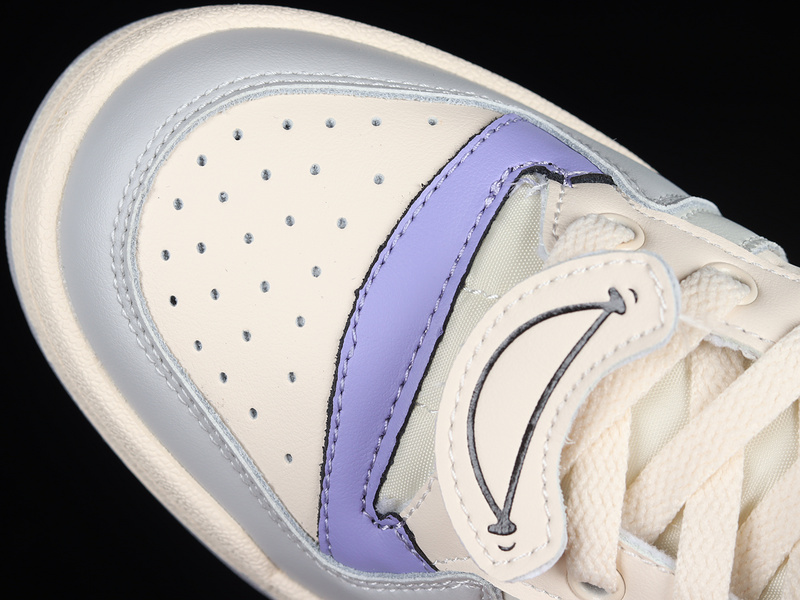 Forum 84 Low Shoes Cream White/Purple/Off White 21