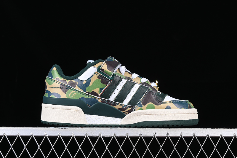 Adidas Bape X Forum Low 84 Cloud White/Supplier Colour/Off White 15