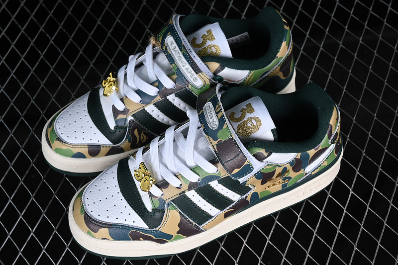 Adidas Bape X Forum Low 84 Cloud White/Supplier Colour/Off White 25