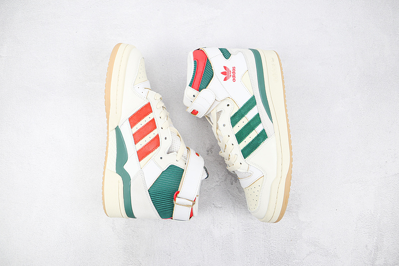 Forum 84 High Bucks White/Green/Red 5