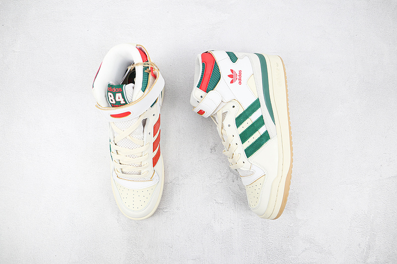 Forum 84 High Bucks White/Green/Red 7