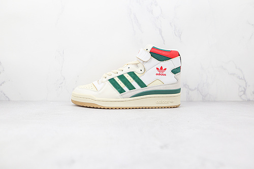 Forum 84 High Bucks White/Green/Red 17