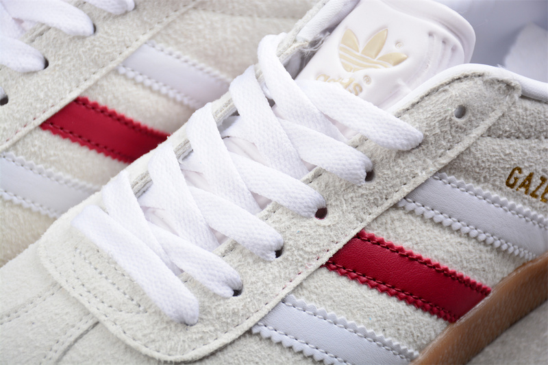 Adidas Gazelle Aluminium/Cloud White/Collegiate Burgundy 17