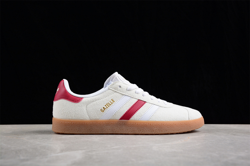 Adidas Gazelle Aluminium/Cloud White/Collegiate Burgundy 29