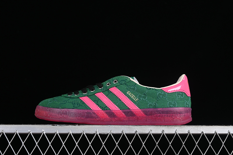 Originals X Gucci Gazelle Green/Pink 19