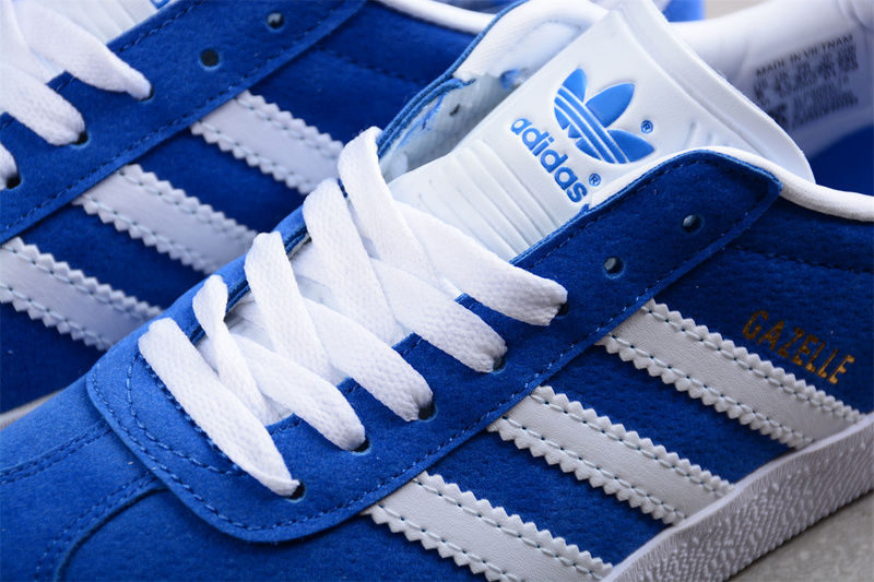 Adidas Gazelle Blue/Cloud White/Gold Metallic 7