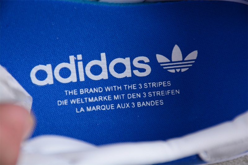 Adidas Gazelle Blue/Cloud White/Gold Metallic 11