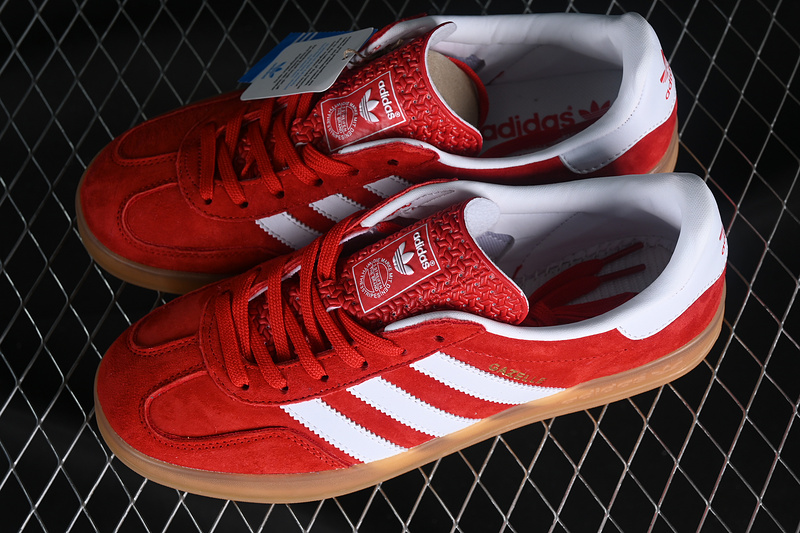 Originals Gazelle Indoor Scarlet Gum Scarlet/Cloud White/Scarlet 15