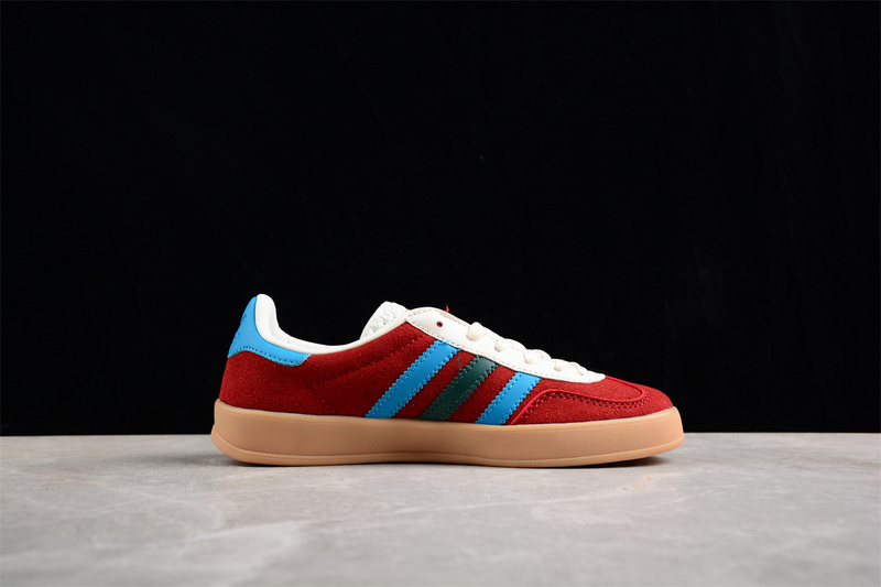 Adidas Originals Gazelle Indoor Red/White/Blue/Brown 9