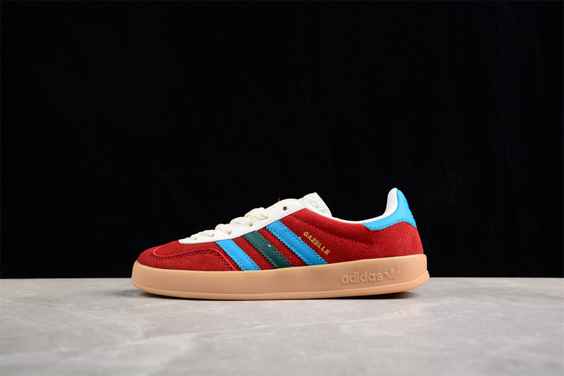 Adidas Originals Gazelle Indoor Red/White/Blue/Brown 19