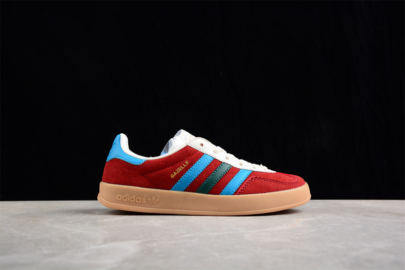 Adidas Originals Gazelle Indoor Red/White/Blue/Brown 27